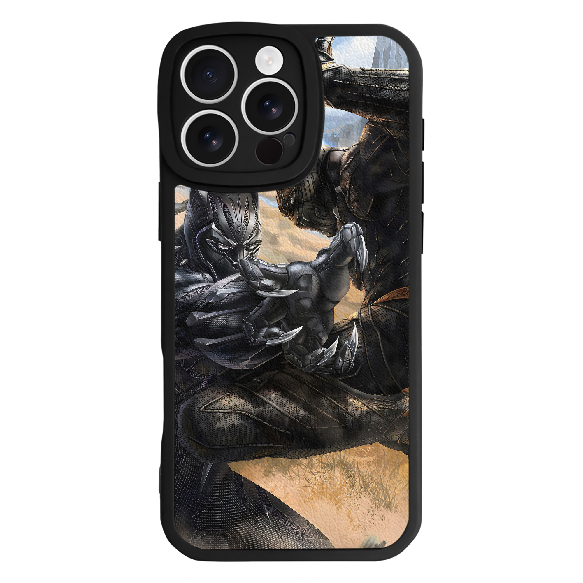 （画像用） アベンジャーズ The Avengers 【iPhone 16シリーズ対応】シリコンスマホケース（レザー調） 材質：シリコン